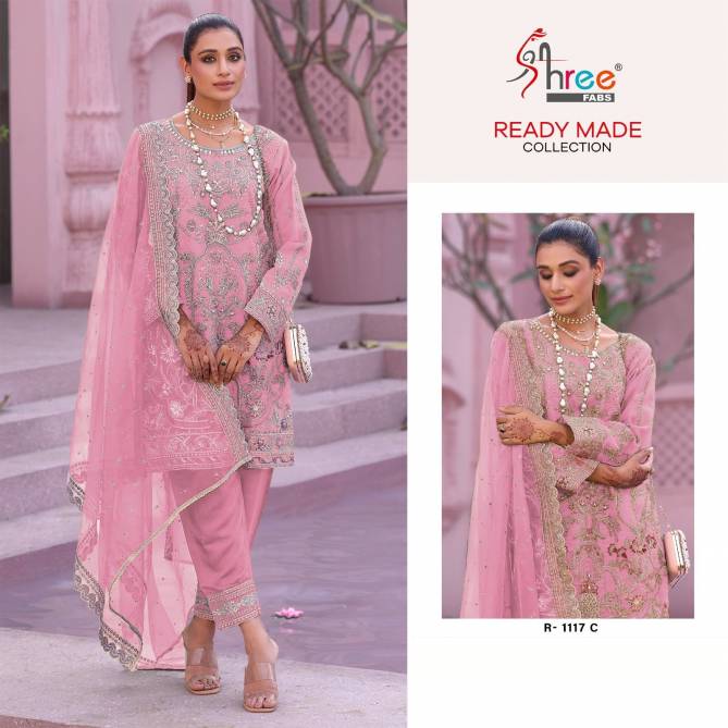 R 1117 By Shree Fabs Pakistani Suits Catalog